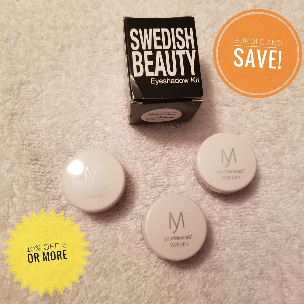 3 Full Size Your Minerals loose eyeshadows